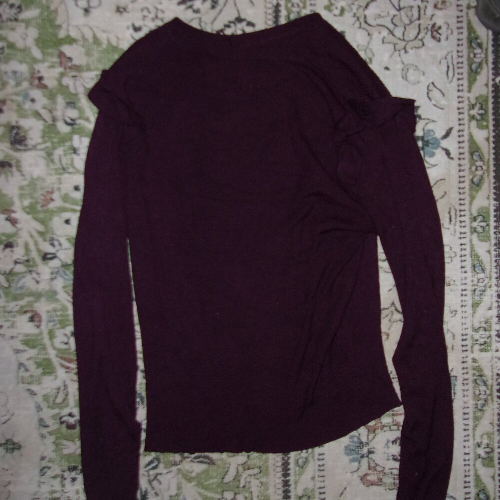 🍋‍🟩 size  3x womens  purple long sleeved knit casual dress  blouse shirt plus